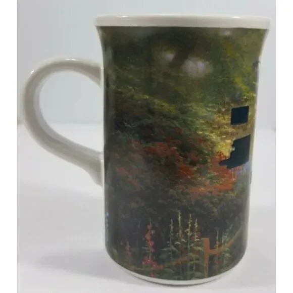 Thomas Kinkade Painter Of Light Hollybock House Coffee Mug - EUC Excellent Used- - Picture 3 of 9